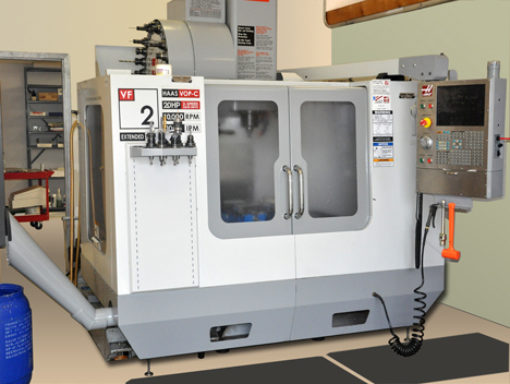 Haas VF-2BYT vertical machining center