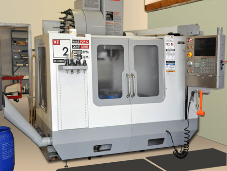Haas VF-2BYT vertical machining center